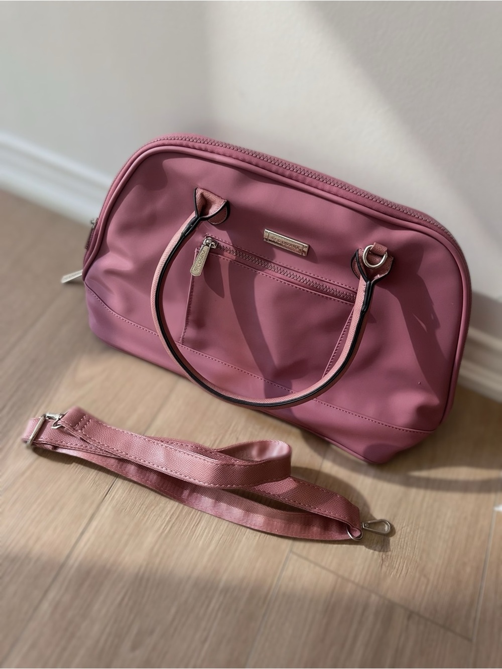 Seconsana Mauve Satchel Shoulder & Crossbody Bag - Picture 2 of 5